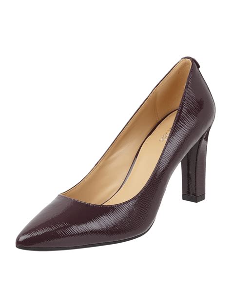 michael kors pumps pflaume|michael kors heel pumps.